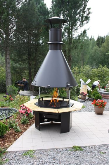 Polar Grill Terrassenmodell L8 Schwarz Standard 67 cm